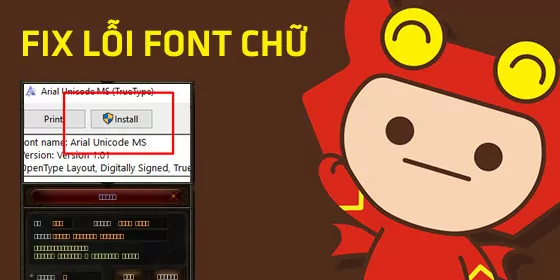 fix loi font chu