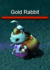 gold rabbit