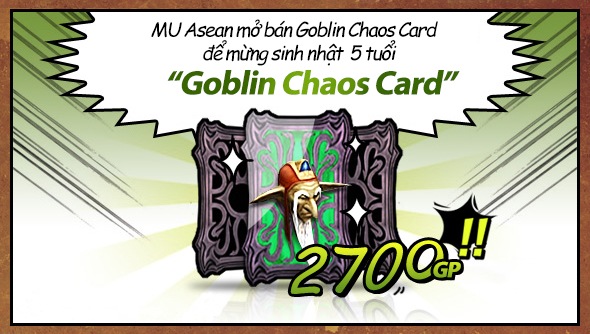 goblin chaos card gp shop