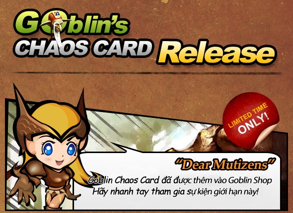 goblin chaos card release